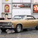 1967 Chevrolet Chevelle Malibu  100 Miles Gold Coupe 327 V8 Double Hump Heads Ma