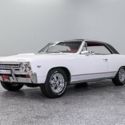 1967 Chevrolet Chevelle Malibu 139 Miles White Hardtop 283ci 2-Spd Auto Powergli