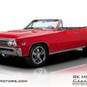 1967 Chevrolet Chevelle Malibu Bolero Red Convertible 489 V8 5 Speed Manual