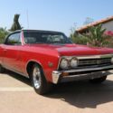1967 Chevrolet Chevelle SS 396 Convertible Bolero Red w Factory Air Conditioning
