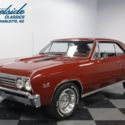 1967 Chevrolet Chevelle SS 74488 Miles Marlboro Maroon Hardtop 427 V8 3 Speed Au