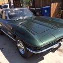 1967 Chevrolet Corvette Convertible 327-350 Goodwood Green on green