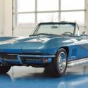 1967 Chevrolet Corvette Convertible, Marina Blue, 327, 4 Speed, Side Exhaust