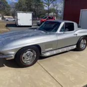1967 Chevrolet Corvette Coupe Grey Silver/Teal