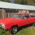 1967 Chevrolet El Camino 283 Car - Original Black Plate California car