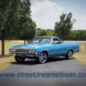 1967 Chevrolet El Camino 396 auto AC 4 wheel disc marina blue 56441 Miles Blue