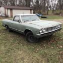 1967 Chevrolet El Camino Pickup Green RWD Automatic gold