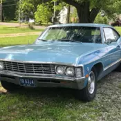 1967 Chevrolet Impala 2 owner coupe 327 auto PS PB 2dr hdtp fastback sportsroof