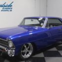 1967 Chevrolet Nova Restomod 29616 Miles Viper Blue Hardtop 454 V8 Automatic