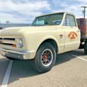 1967 CHEVY C20 2WD FLAT BED. 350V8 3SPD MANUAL