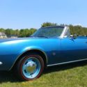 1967 Chevy Camaro Convertible 4 Speed Deluxe Interior Blue White