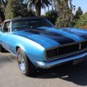 1967 Chevy Camaro Convertible RS 327 Marina Blue California car video 1968 1969
