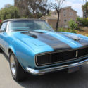1967 Chevy Camaro Convertible RS 327 Marina Blue