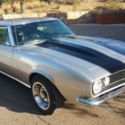 1967 Chevy Camaro Coupe Silver with Black Z28 Stripes