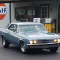 1967 Chevy Chevelle big block bench seat 4 speed day 2 muscle car Cragars Hurst