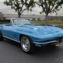 1967 Corvette Convertible, Jewel Blue, Black int, 327/300hp, Powerglide, Hard To