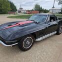 1967 CORVETTE COUPE TUXEDO BLACK ON BLACK 468CI 500HP 4 SPEED SIDE EXHAUST NICE