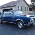 1967 CUTLASS CONVERTIBLE DRIVER QUALITY-330,AUTO,120K,RUNS AND DRIVES GREAT