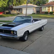1967 Dodge 440 Convertible White