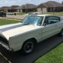 1967 Dodge Charger 318 White with Ble Bucket Seats and Console