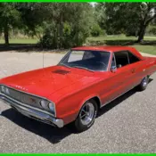 1967 Dodge Coronet R/T (True R/T) Correct 440 V8 engine factory rated 375 HP