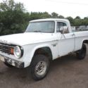 1967 Dodge POWER WAGON civilian W100 SHORT BOX 4x4 Sweptline TRUCK MoPar DANA 60