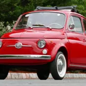 1967 Fiat 500 Red