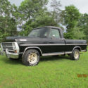 1967 Ford F100 2WD Ranger Shortbed Big Block Auto PS PB A/C Tilt Black on Black
