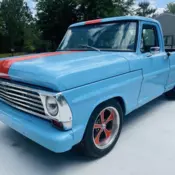 1967 Ford F100 Pickup Blue Ranger
