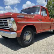 1967 Ford F100 Pickup Red