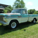 1967 FORD F250 PICKUP TRUCK CUSTOM CAB CAMPER SPECIAL