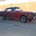 1967 Ford mustang  49,576 Miles red convertible V8 Automatic