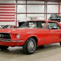 1967 Ford Mustang  58339 Miles Red Coupe 6-Cylinder 3-Speed Manual
