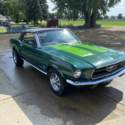 1967 Ford Mustang Convertible 124000 Miles Green Convertible 8 Cyl, Automatic
