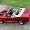 1967 Ford Mustang Convertible Candy Apple Red with White 289 4V V8 very Rare