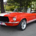 1967 Ford Mustang Convertible Custom Shelby Clone Red Automatic 0