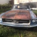 1967 FORD MUSTANG CONVERTIBLE PROJECT CAR ORIGINAL C CODE CAR NO RESERVE !!!