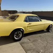 1967 Ford Mustang Coupe Yellow coupe