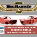 1967 Ford Mustang Fastback Body Shells - Other Years Available