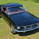 1967 Ford Mustang Fastback GT 390 4spd Rare Raven Black w/ Red Interior Restored