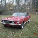 1967 Ford Mustang GT 390 S Code Conv, Rare Garage Find 4sp Black & Red Real Deal