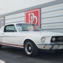 1967 Ford Mustang GTA Fastback, White on Black, matching number motor