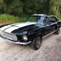 1967 Ford Mustang V8 4 Speed Black Beauty Shelby Stripes