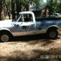 1967 GMC truck with no engine or transmission