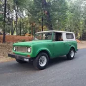 1967 International Scout 800 Green