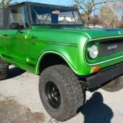 1967 INTERNATIONAL SCOUT 800A 266 V8 4 SPEED 39K MILES 4X4 LIFTED 33" TIRES NICE