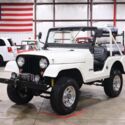 1967 Jeep CJ-5  43000 Miles White SUV V6 Manual