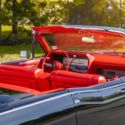 1967 Lincoln Continental 2 DR Convertible.Black with red interior.