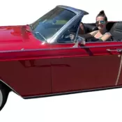 1967 Lincoln Continental Convertible, Red, 123k miles