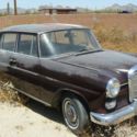 1967 Mercedes 200 Series 4 Door Sedan Maroon